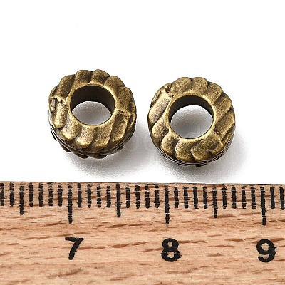 Tibetan Style Alloy European Beads AL-CBA3B63-17AB-1