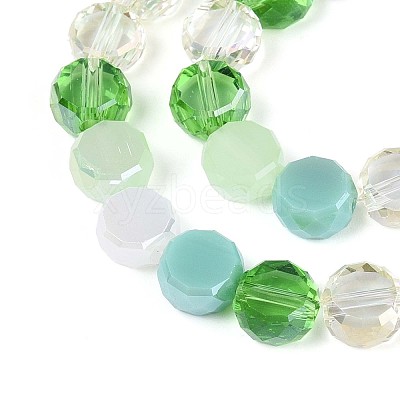 Electroplate Glass Beads Strands EGLA-N022-03A-A06-1