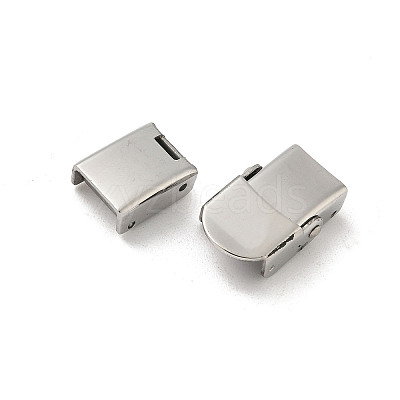 304 Stainless Steel Watch Band Clasps STAS-Z147-34P-02-1