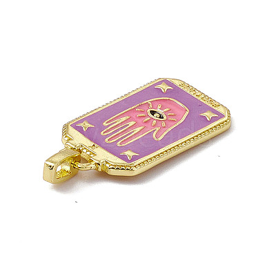 Alloy Enamel Pendants X-ENAM-D042-01K-1