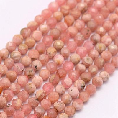 Natural Rhodonite Beads Strands G-F509-41-2mm-1
