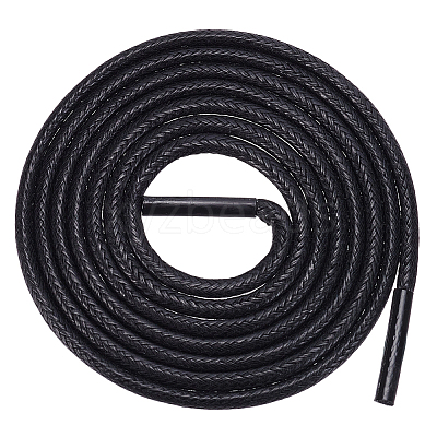 Round Waxed Cord Shoelace String OCOR-WH20007-225C-01-1