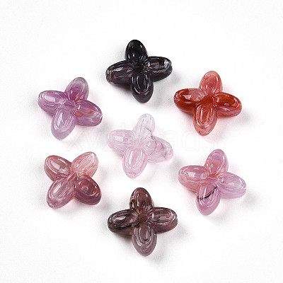 Transparent Acrylic Beads X1-TACR-T028-35E-1
