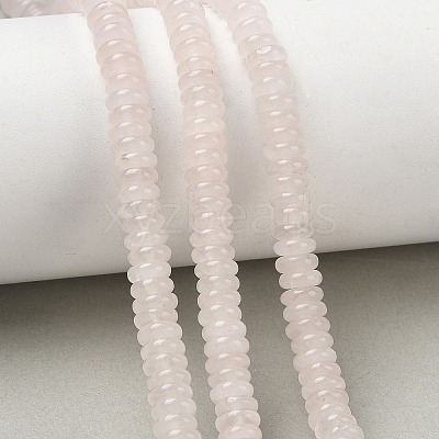 Natural Rose Quartz Beads Strands GG-CBAC08A-A08-01-1