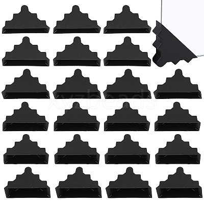 60Pcs 6 Styles Triangle Plastic Furniture Corner Guards AJEW-BC0007-84A-1