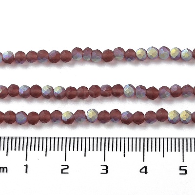 Imitation Jade Glass Beads Strands EGLA-A034-T3mm-MB13-1