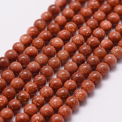 Goldstone Beads Strands X-G-N0200-01A-3mm-1