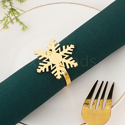Christmas Iron & Alloy Napkin Rings XMAS-K001-02B-1