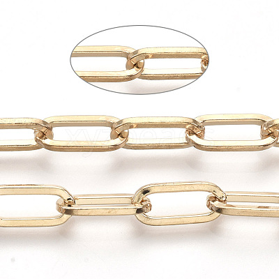 Unwelded Iron Paperclip Chains CH-S125-02F-LG-1