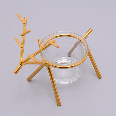 Iron Candle Holder DJEW-WH0032-35A-1