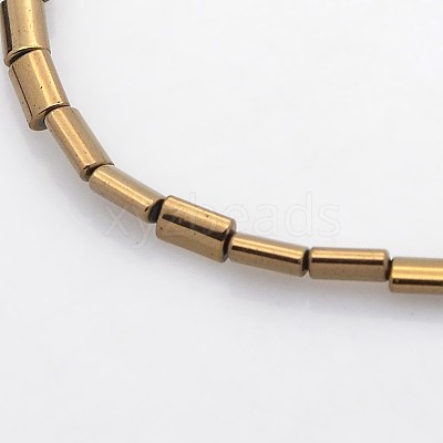 Electroplate Non-magnetic Synthetic Hematite Beads Strands G-J220-04-1