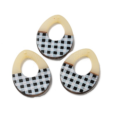 Resin & Wood Pendants RESI-XCP0002-10-1