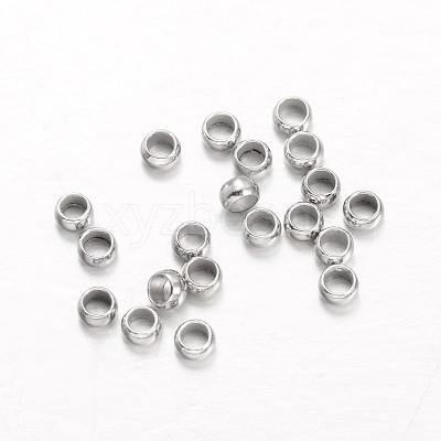 Brass Crimp Beads X-KK-L134-32P-1