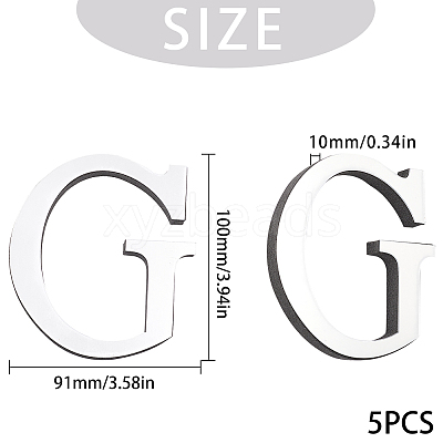Acrylic Mirror Wall Stickers Decal DIY-CN0001-13A-G-1