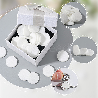96Pcs Fibre Perfume Pads DIY-SP0004-47A-01-1