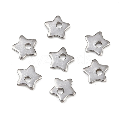 Tarnish Resistant 304 Stainless Steel Five-Pointed Star Charms Pendants STAS-Q171-03-1
