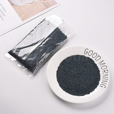 12/0 Grade A Round Glass Seed Beads SEED-Q008-M605-1