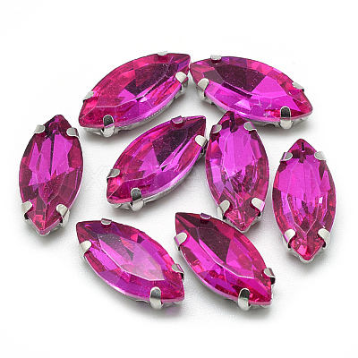 Sew on Rhinestone RGLA-T034-9x18mm-10-1