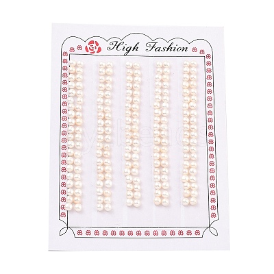 Grade 6A Natural Cultured Freshwater Pearl Beads PEAR-N018-6A-3540A-1