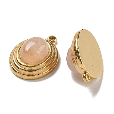 Natural Rose Quartz Pendants STAS-L025-007G-05-1
