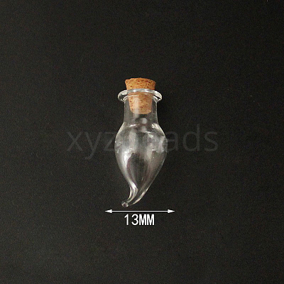 Mini High Borosilicate Glass Bottle Bead Containers X1-BOTT-PW0001-261C-1