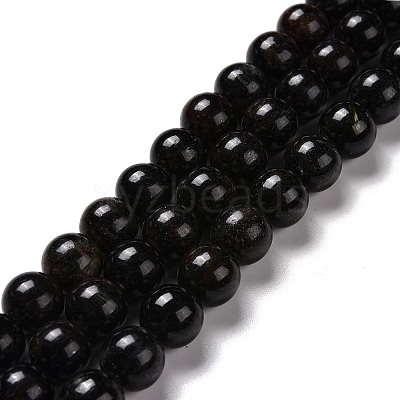 Natural Astrophyllite Beads Strands G-A202-01C-1