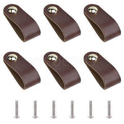 Leather Handle LS-DIY-WH0182-19B-1