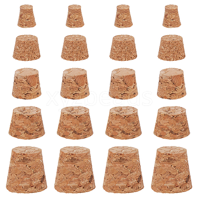 90pcs 5 styles Cork Bottle Stoppers AJEW-GF0009-39B-1