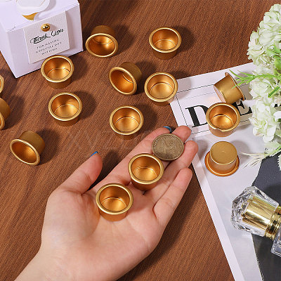 40Pcs Aluminum Candle Cups AJEW-CA0004-53A-1