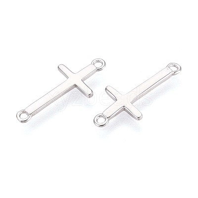 925 Sterling Silver Connector Charms STER-N016-98P-1