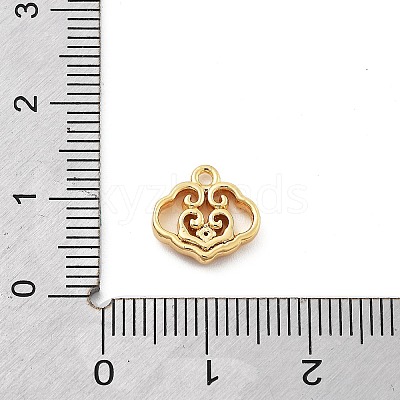 Brass Micro Pave Cubic Zirconia Pendants KK-H511-01G-02-1