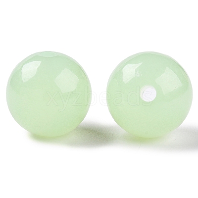 Opaque Acrylic Beads OACR-H038-09-03-1