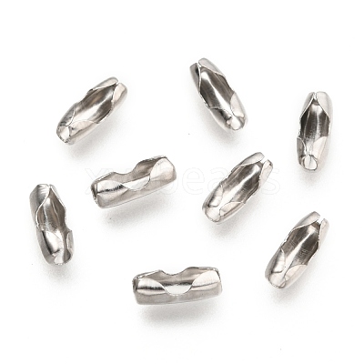 Non-Tarnish 304 Stainless Steel Ball Chain Connectors X-STAS-K121-01B-P-1