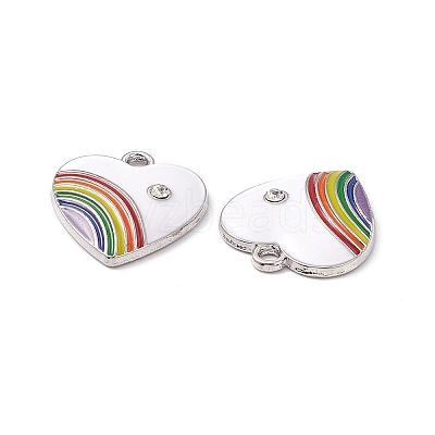 Alloy Enamel Pendant ENAM-H039-07P-1