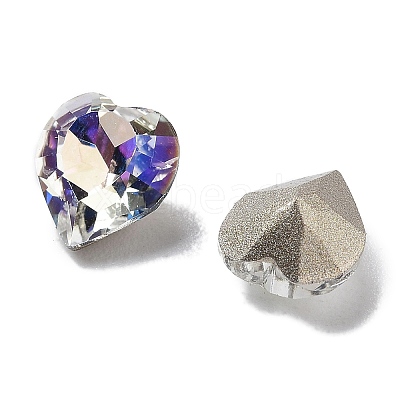 K9 Glass Rhinestone Cabochons GLAA-H034-02C-001MO-1