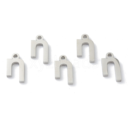 Non-Tarnish 304 Stainless Steel Charms STAS-G244-01H-1