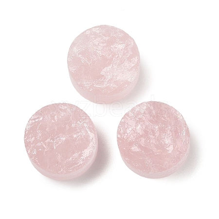 Natural Rose Quartz Cabochons G-K338-39B-02-1