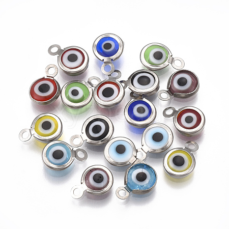 Handmade Lampwork Charms STAS-T041-01-1