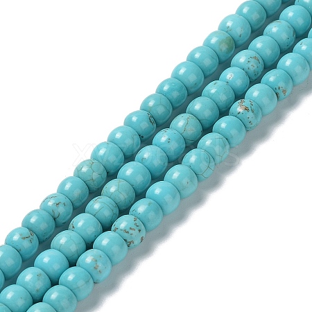 Natural Howlite Beads Strands G-E604-F01-1