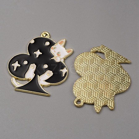 Alloy Enamel Pendants ENAM-CJC0006-74A-1