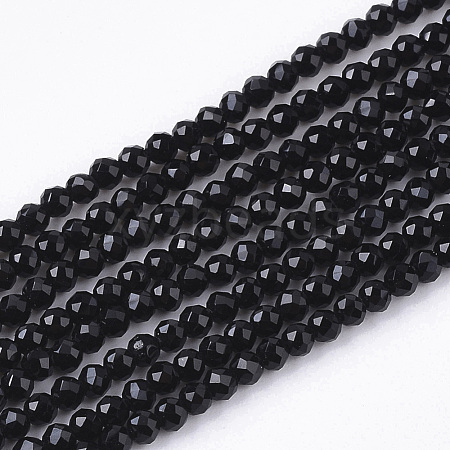 Electroplate  Opaque Solid Color Glass Beads Strands X-EGLA-N002-03A-1