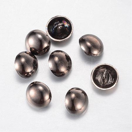 Alloy Shank Buttons BUTT-D054-28mm-06B-1