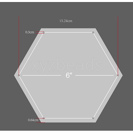 Acrylic Transparent Pressure Plate DIY-WH0158-46F-1