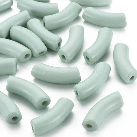Opaque Acrylic Beads MACR-S372-001B-13-4405-1
