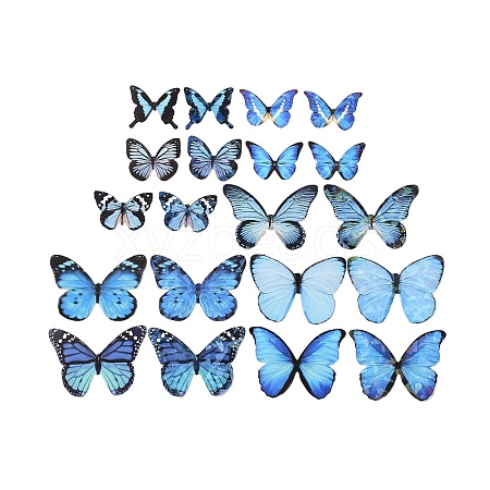 Butterfly Decorative Stickers Sets DIY-P079-B03-1