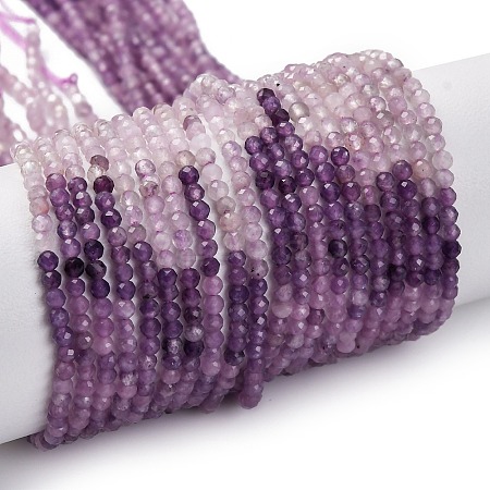 Gradient Color Natural Amethyst Beads Strands G-A242-A01-01-1