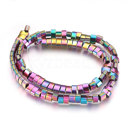 Electroplate Non-magnetic Synthetic Hematite Bead Strands G-I208-16-H-1