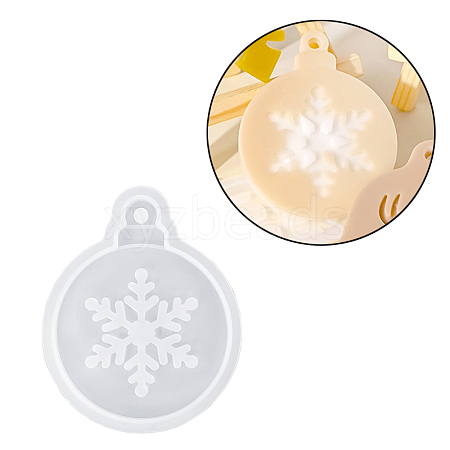 Christmas Theme DIY Silicone Pendant Molds SIMO-G007-01G-1