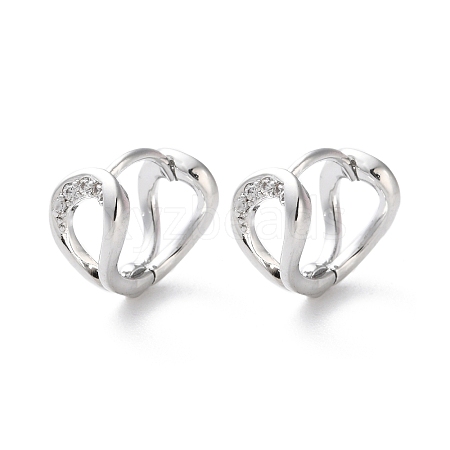 Rack Plating Brass Hoop Earrings EJEW-S241-24P-1