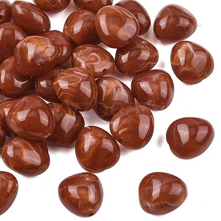 Opaque Acrylic Beads OACR-Z036-01B-01-1